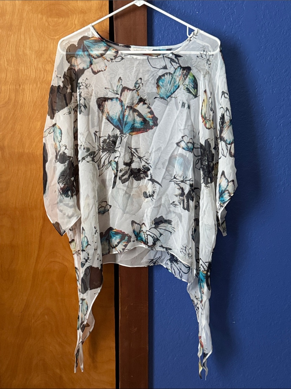 Silk Butterfly Top